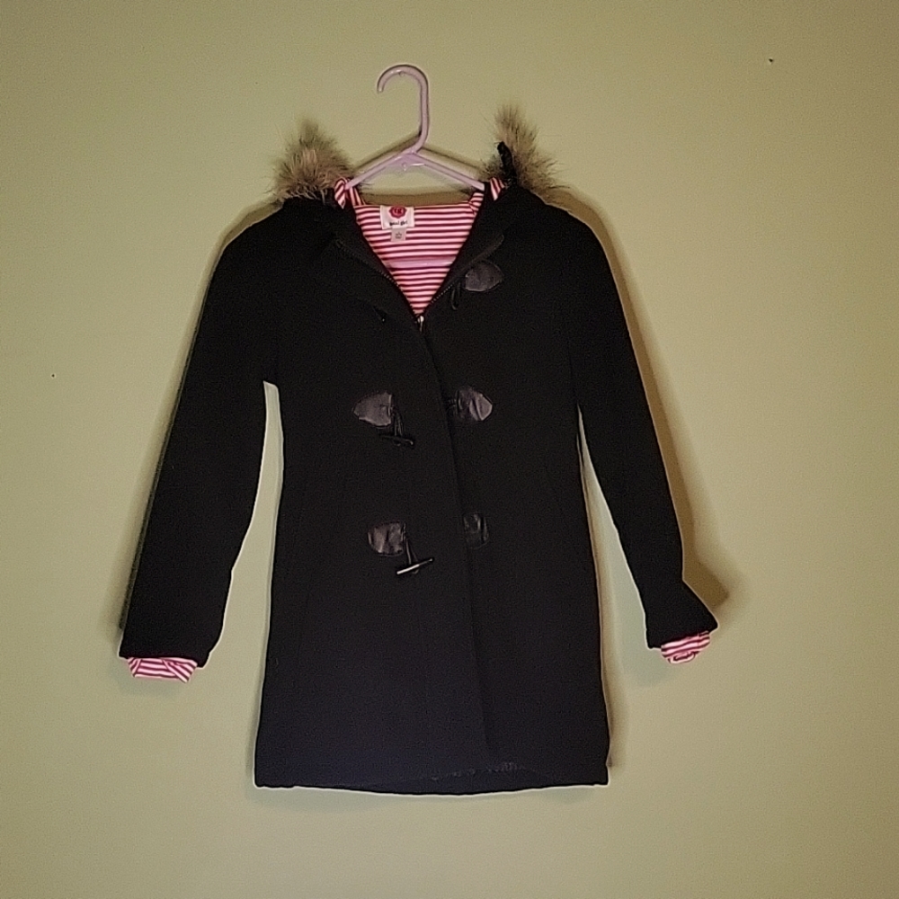 Girls (L) Total Girl TG Black Peacoat
